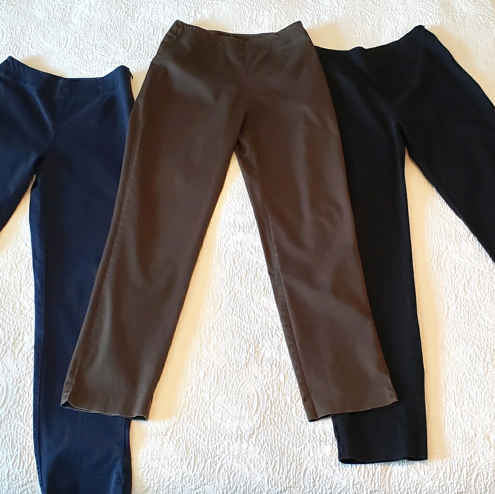 HARRIS&WALLACE Side-Zip Slim Pants: BUNDLE & SAVE